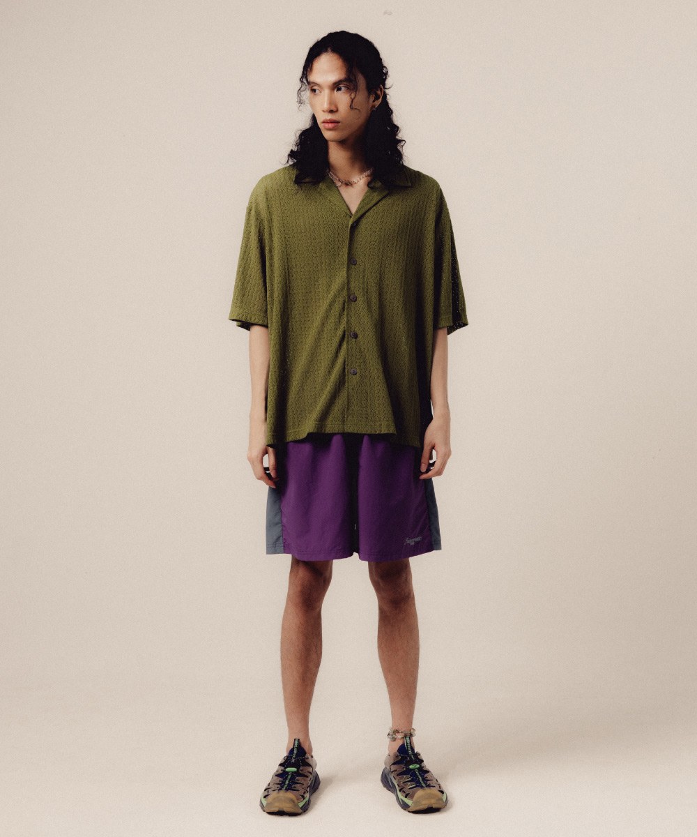 開襟襯衫 Striped Airy Shirt