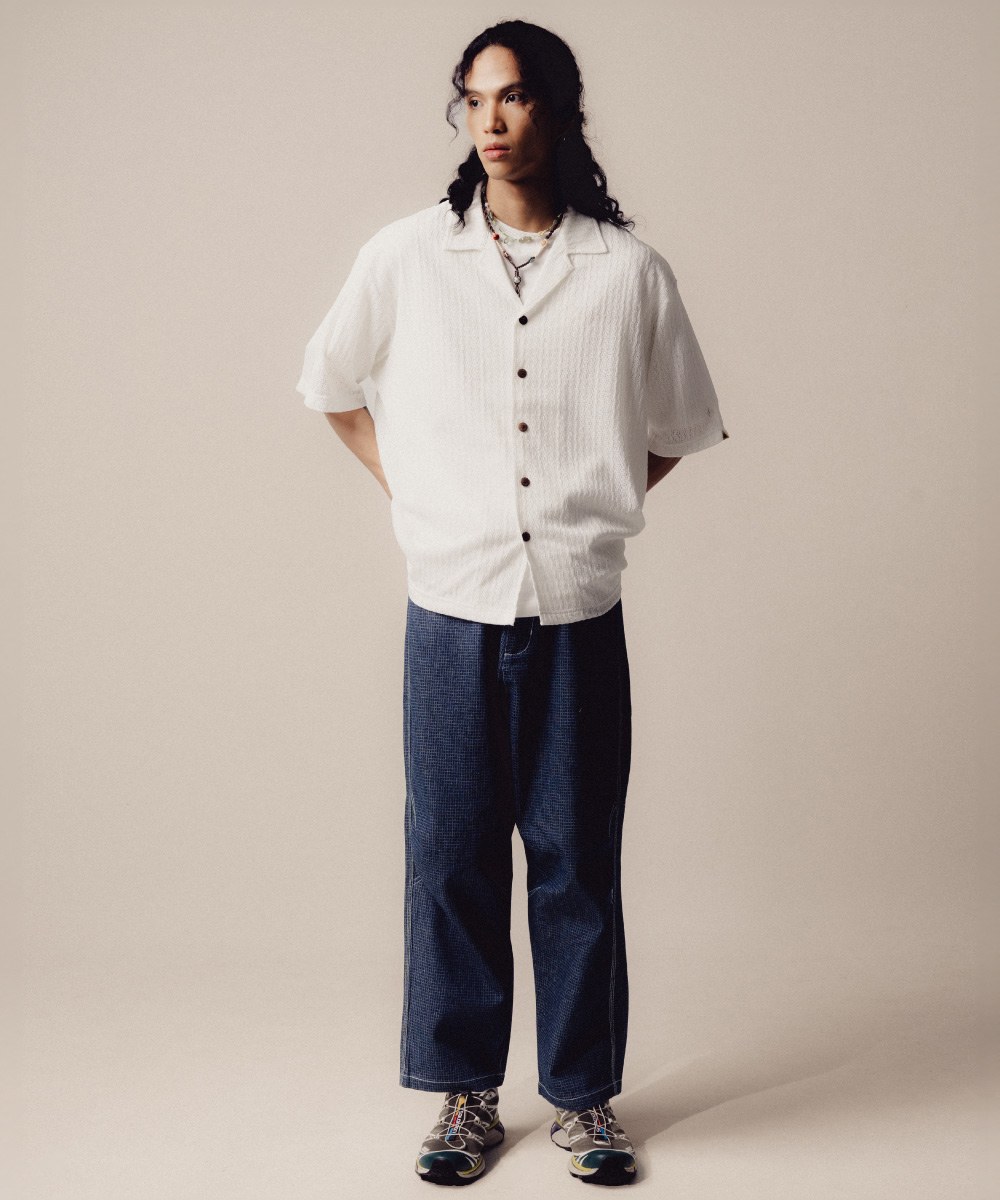 開襟襯衫 Striped Airy Shirt