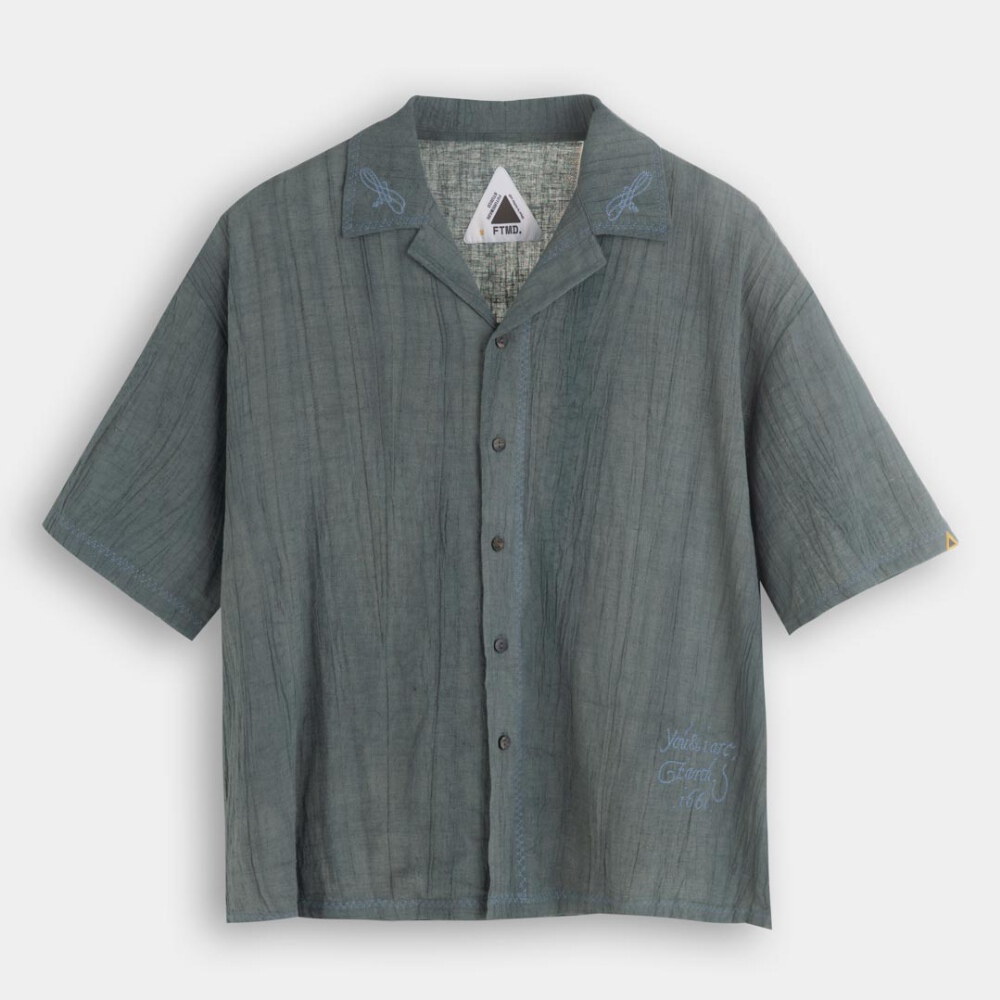 刺繡開領襯衫 Relaxed Earthy Shirt