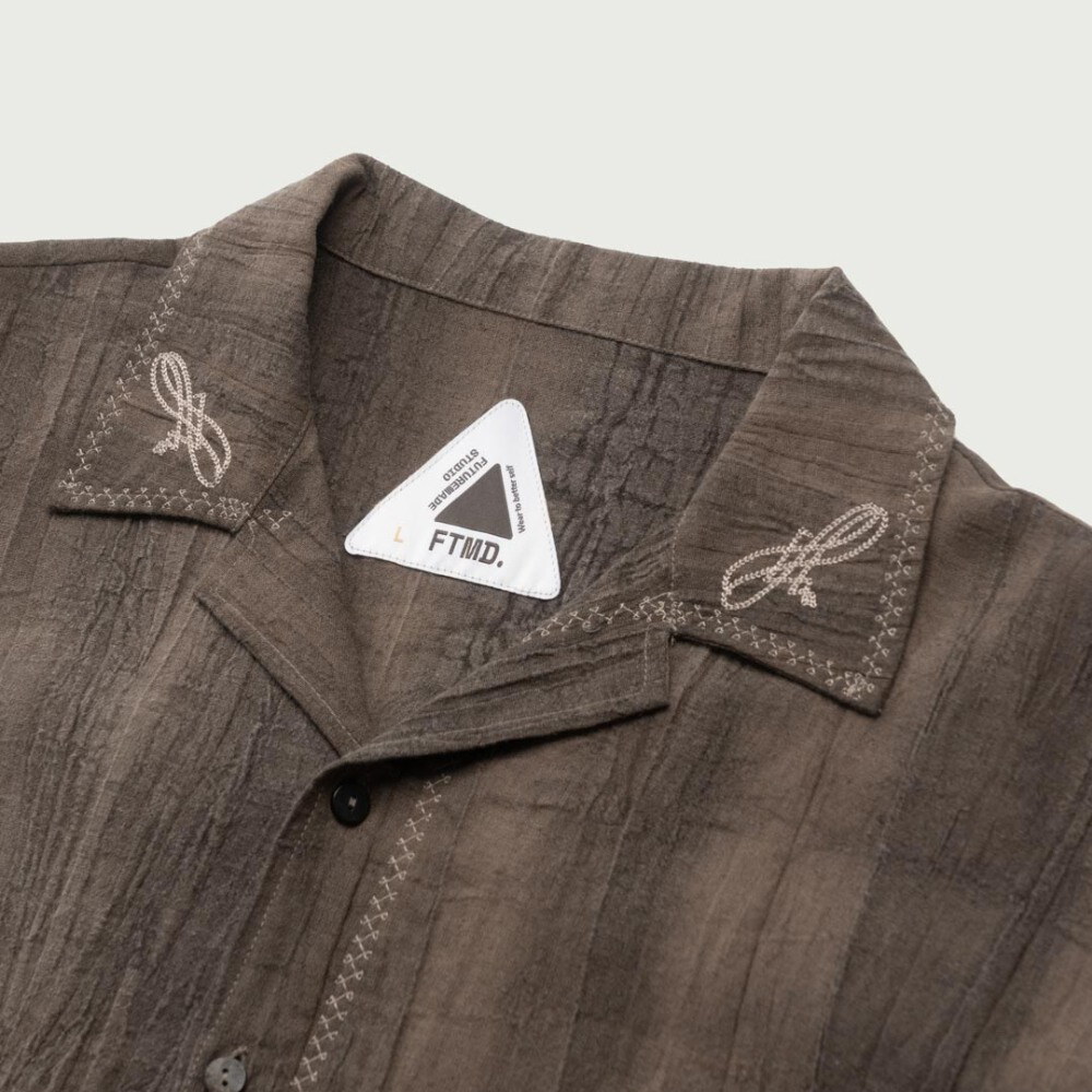 刺繡開領襯衫 Relaxed Earthy Shirt