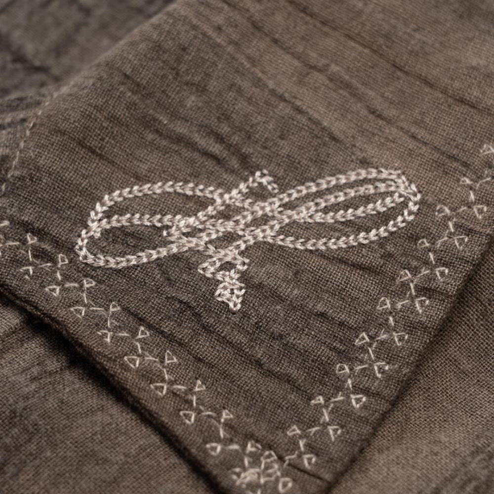 刺繡開領襯衫 Relaxed Earthy Shirt