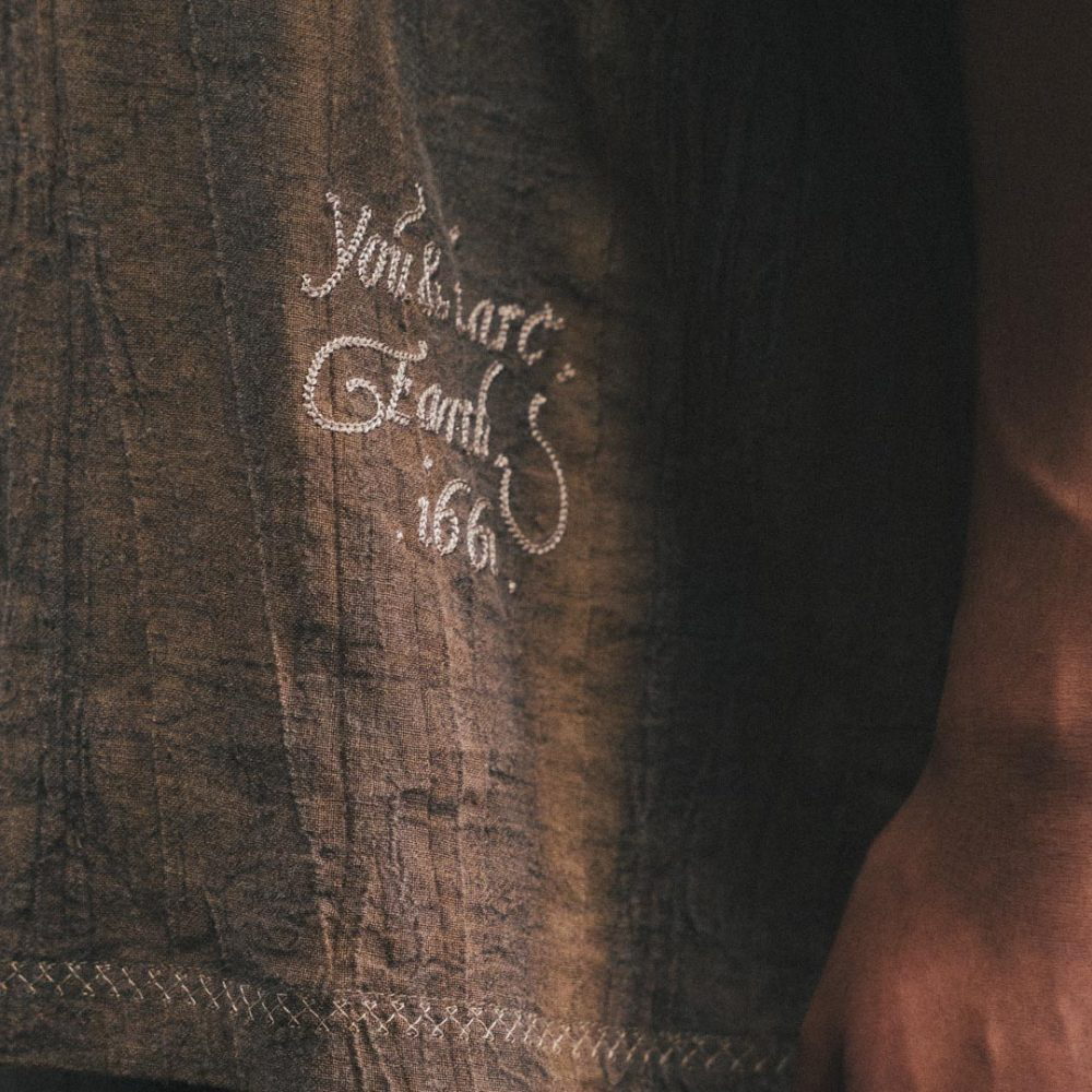刺繡開領襯衫 Relaxed Earthy Shirt