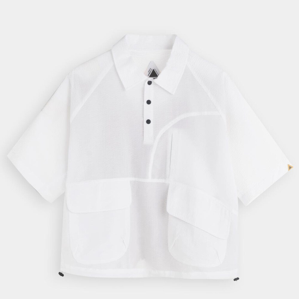 泡泡紗寬版襯衫 Raglan Easy Overshirt