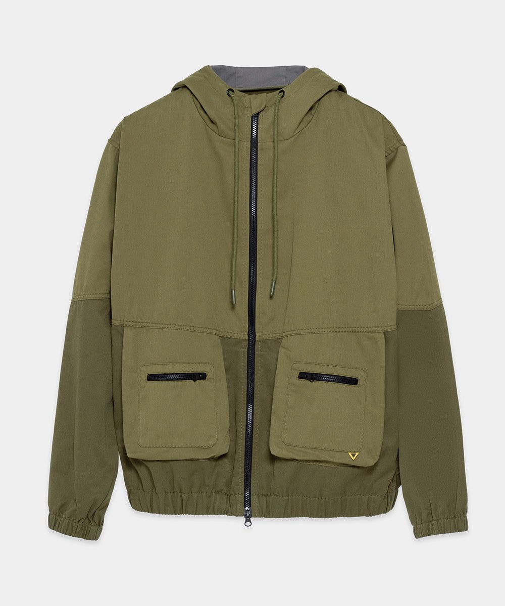 連帽外套 Two-Tone Hooded Jacket