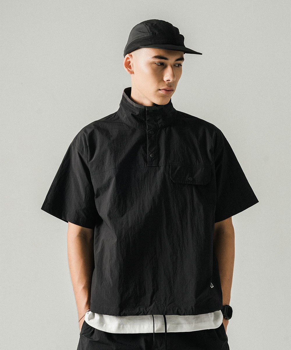 壓扣套頭襯衫 HALF SNAP PULLOVER SHIRT
