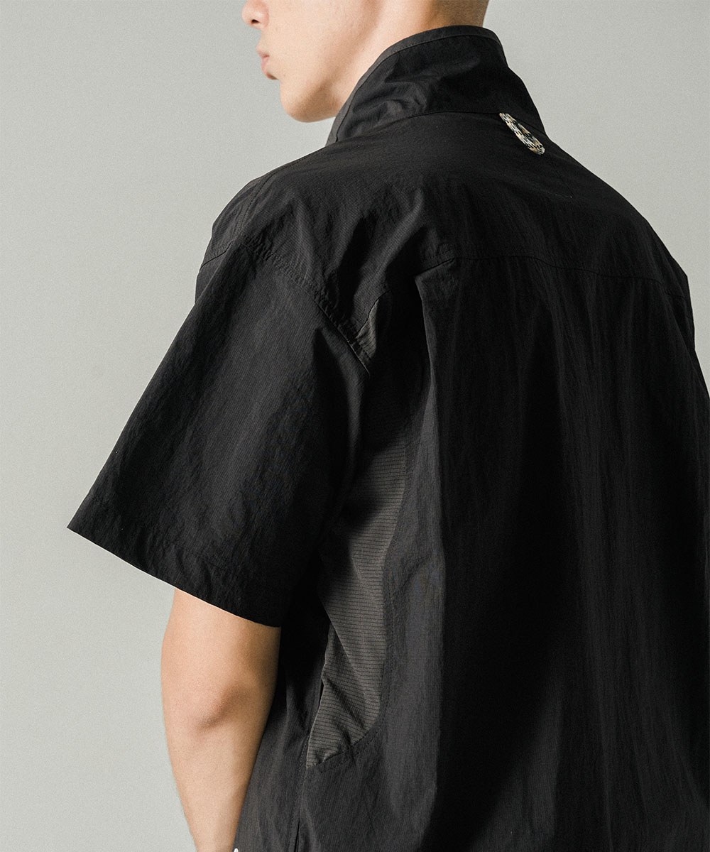 壓扣套頭襯衫 HALF SNAP PULLOVER SHIRT