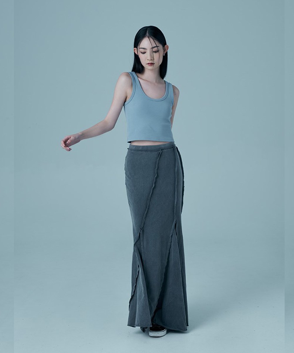 拼接水洗魚尾裙 the seam mermaid skirt