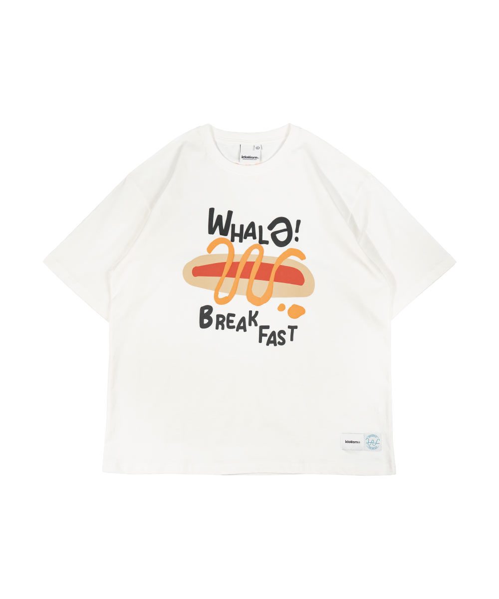 聯名 餵我早餐印花上衣 HotDog Tee