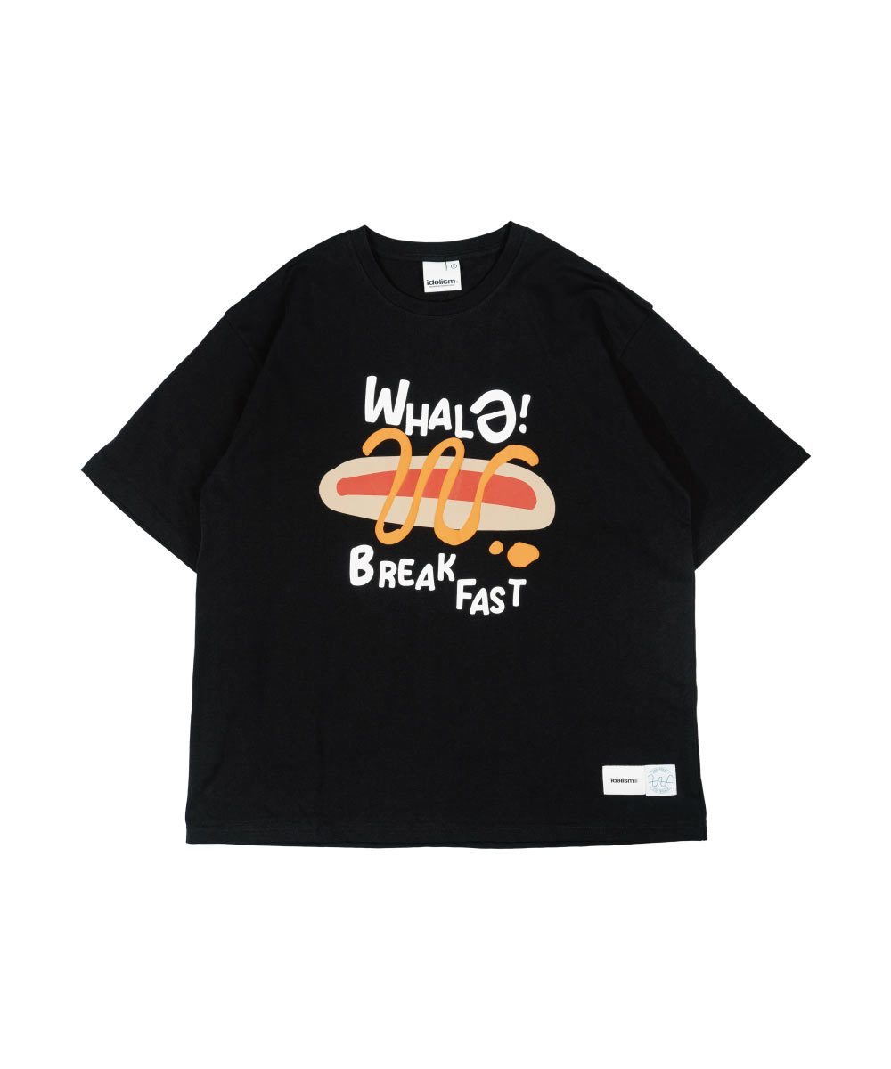 聯名 餵我早餐印花上衣 HotDog Tee