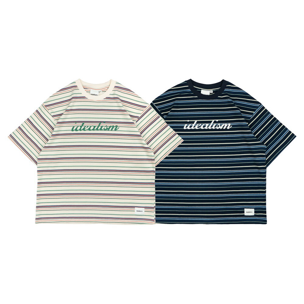 條紋短Tee Dense Tee