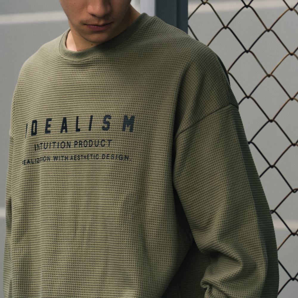 華夫格大學Tee Waffle SweatShirt
