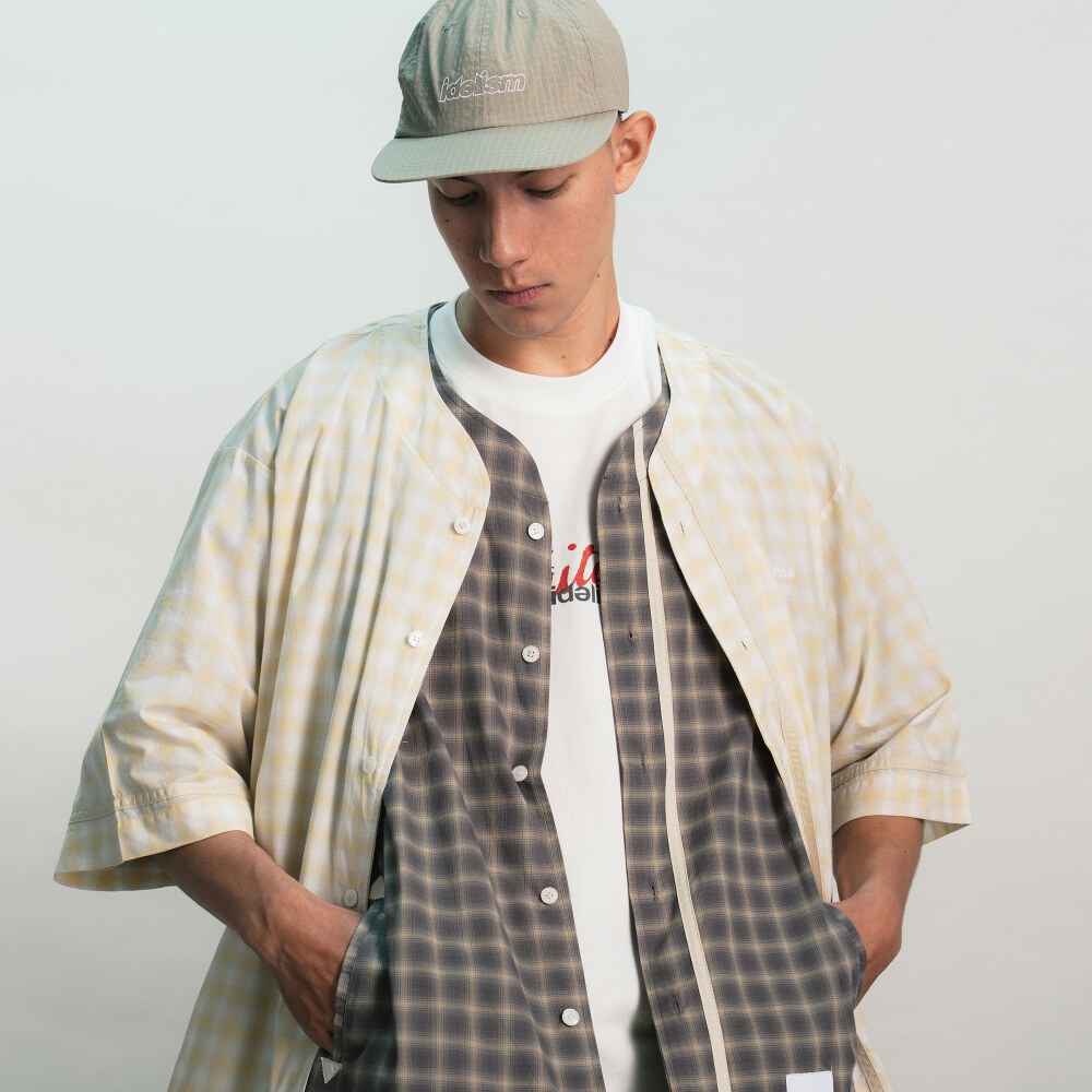 格紋棒球衫 Check Baseball Shirt