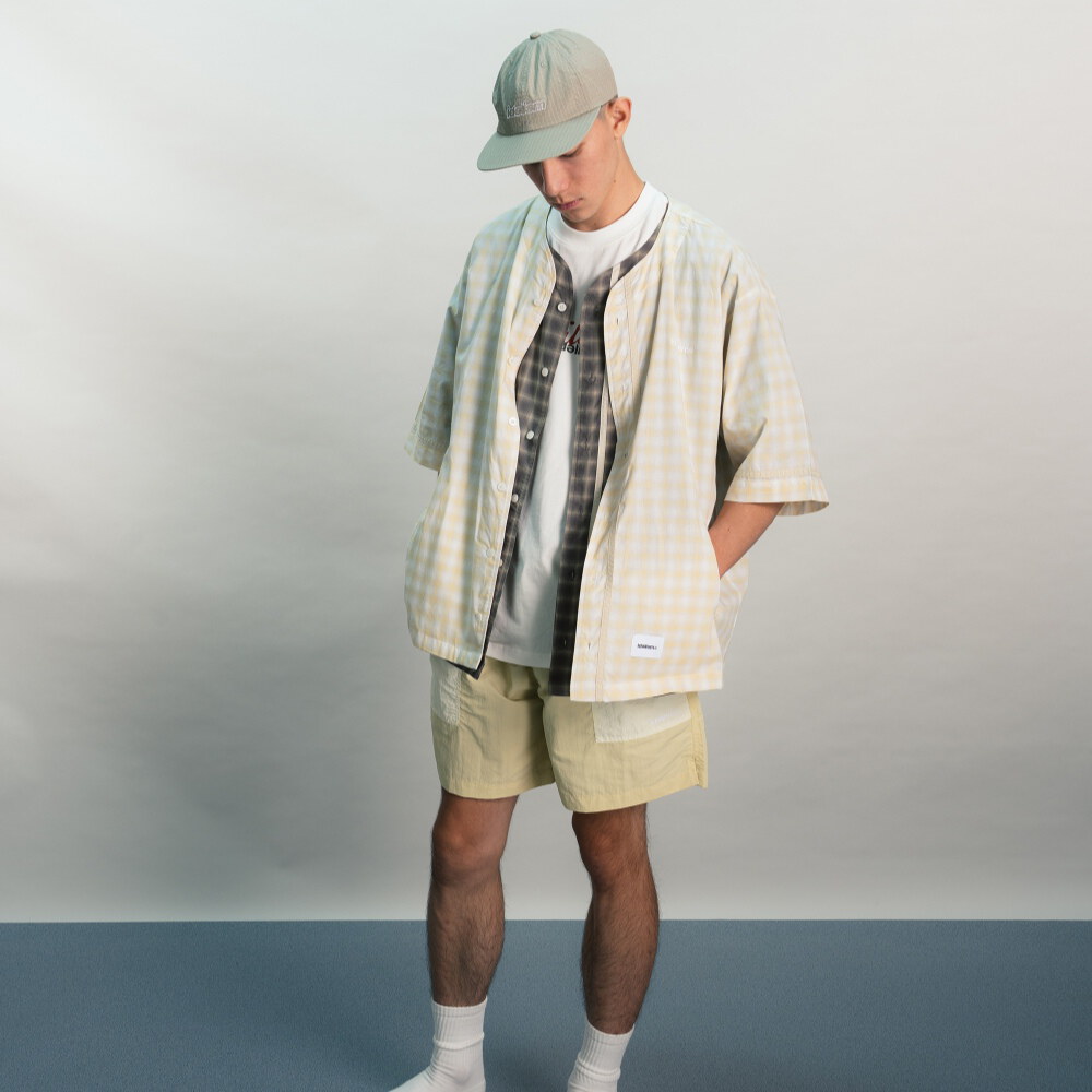 格紋棒球衫 Check Baseball Shirt