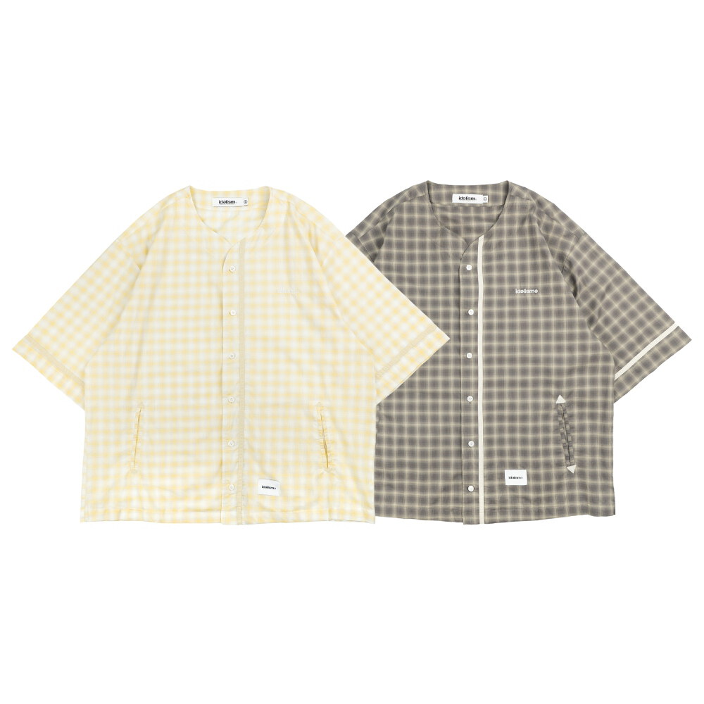 格紋棒球衫 Check Baseball Shirt