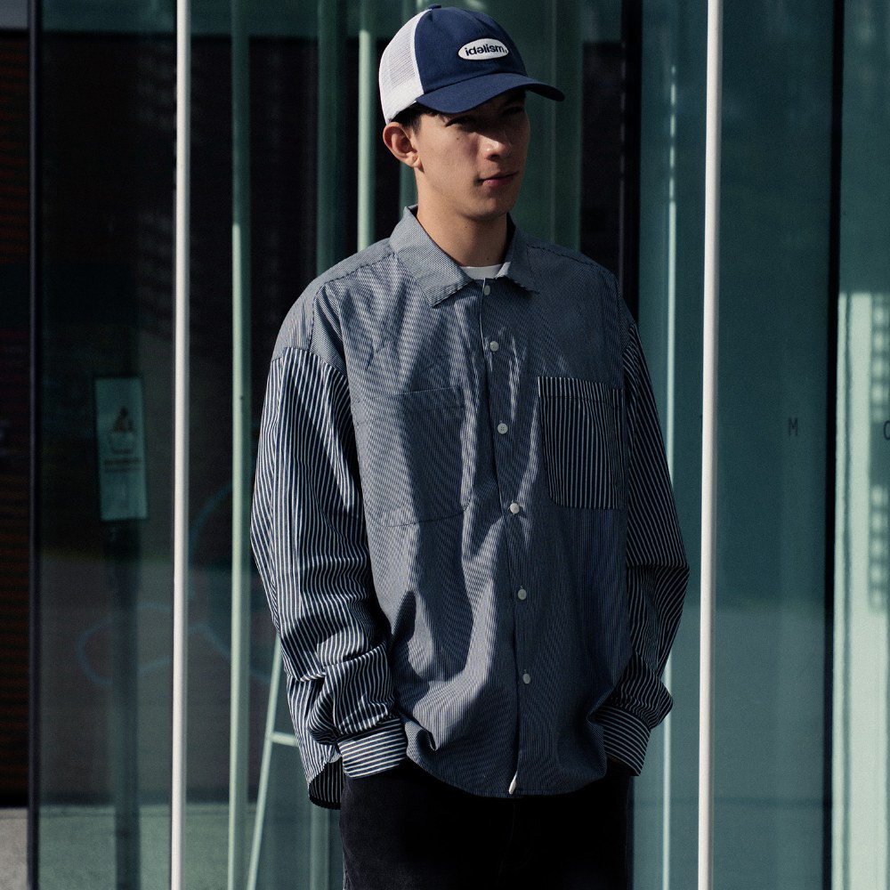 拼接條紋襯衫 Patchwork Shirt