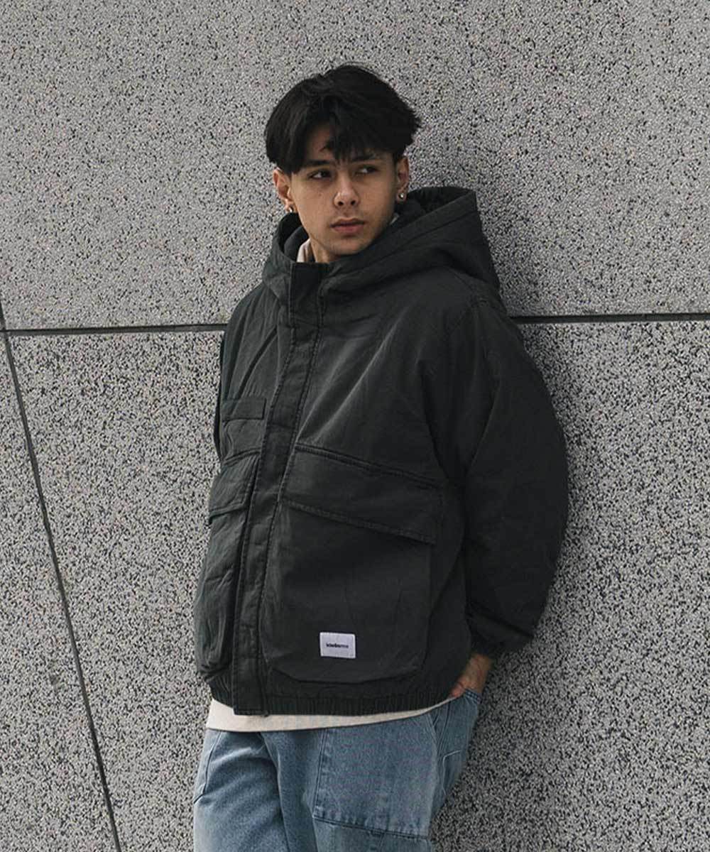 洗舊大口袋外套 Cargo Parka