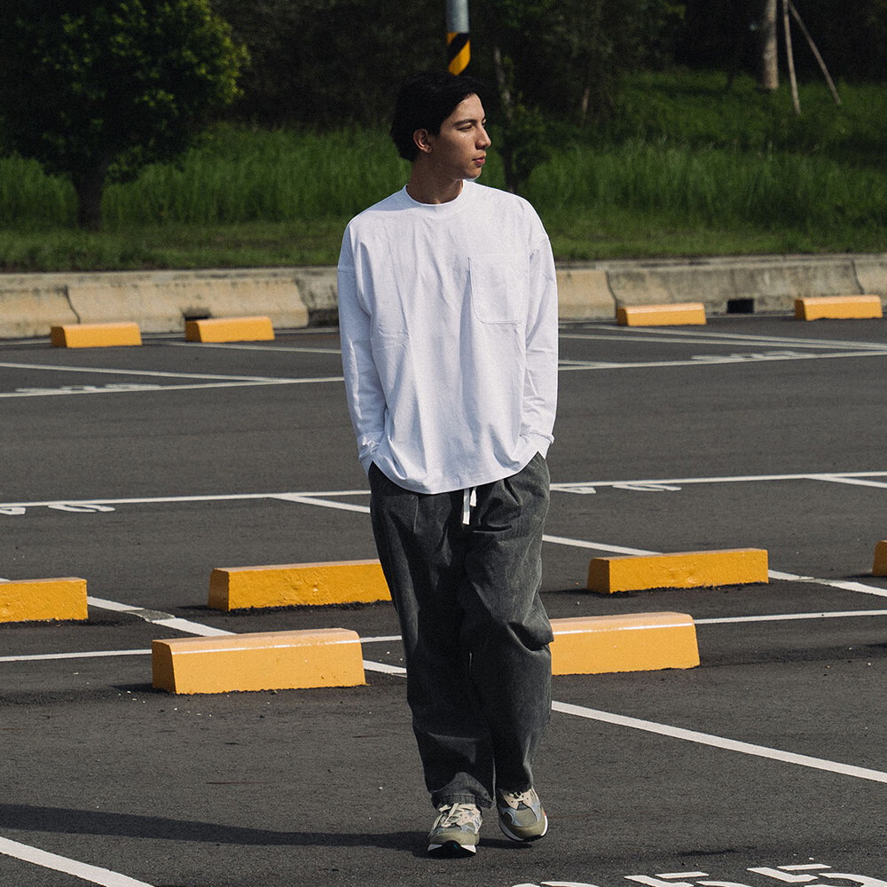 水洗休閒長褲  Washed Trouser