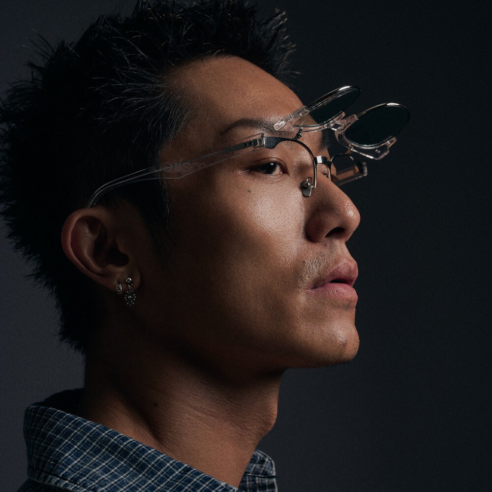 idealism x VATIC 聯名太陽眼鏡 Flip-up browline glasses