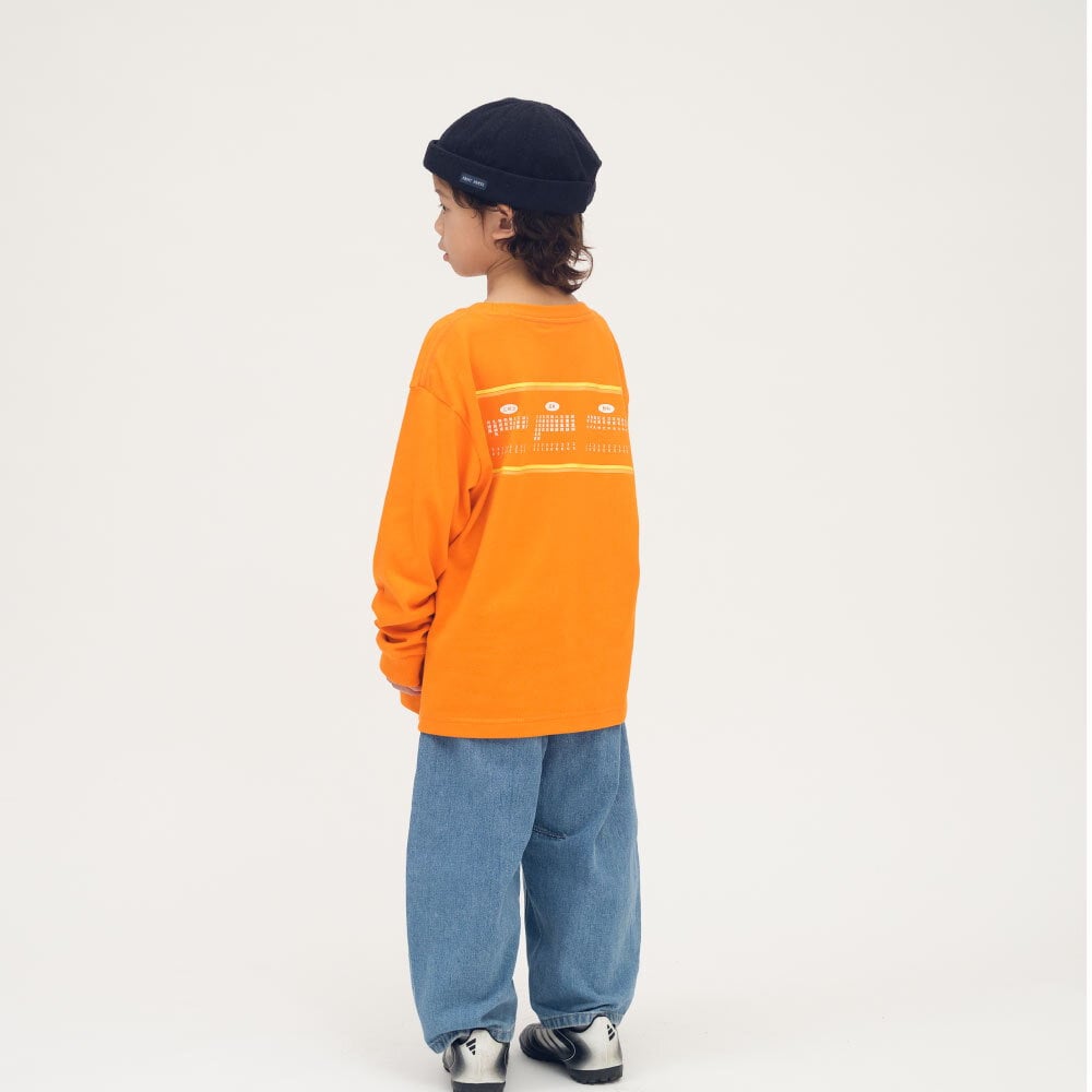 早餐店菜單小童長袖TEE