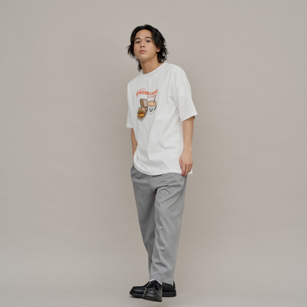 早餐店漢堡大冰奶TEE