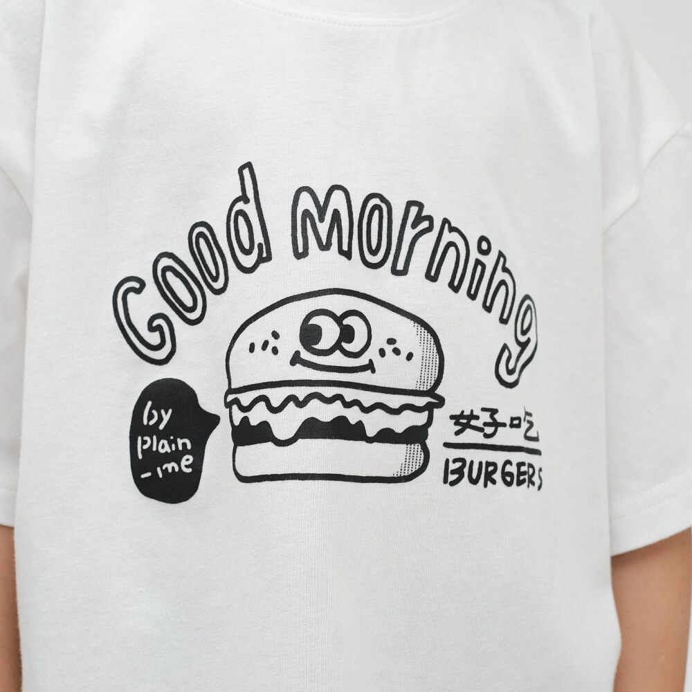美芝城 x plain-me 漢堡小童TEE