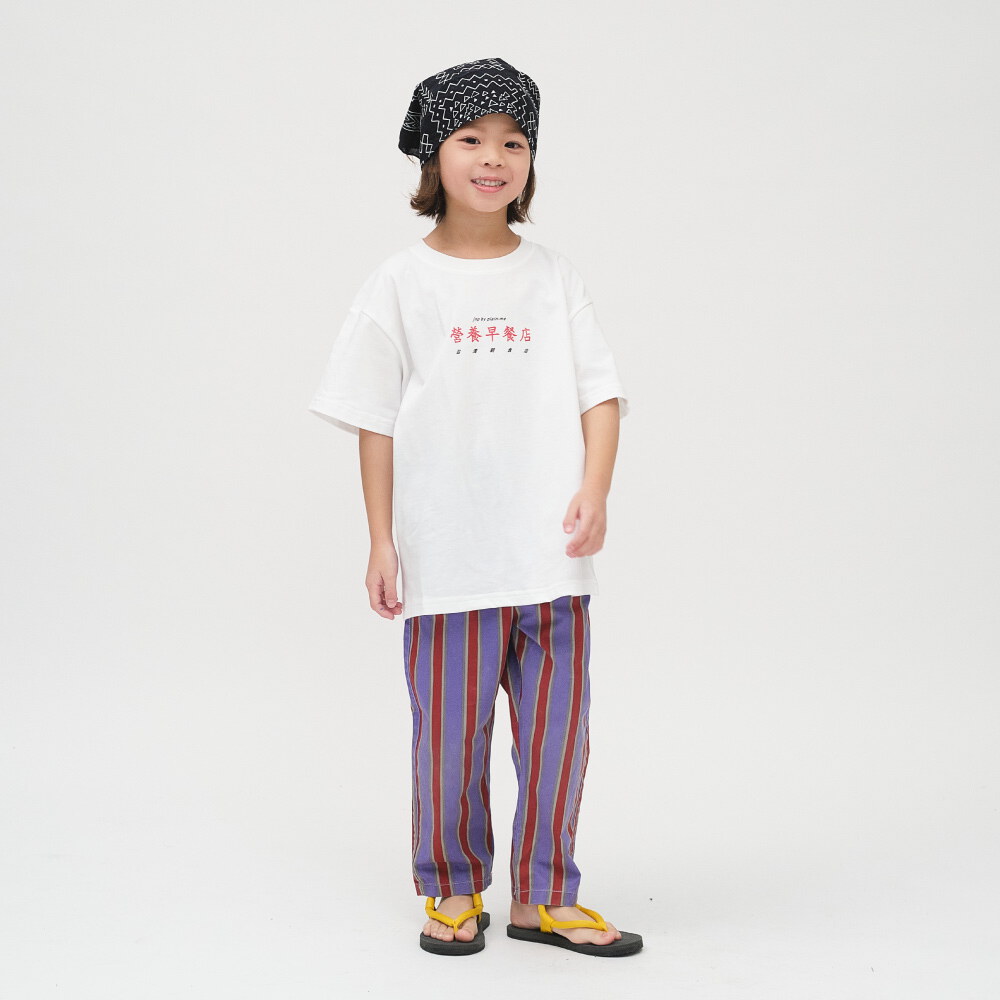 早餐店菜單小童TEE