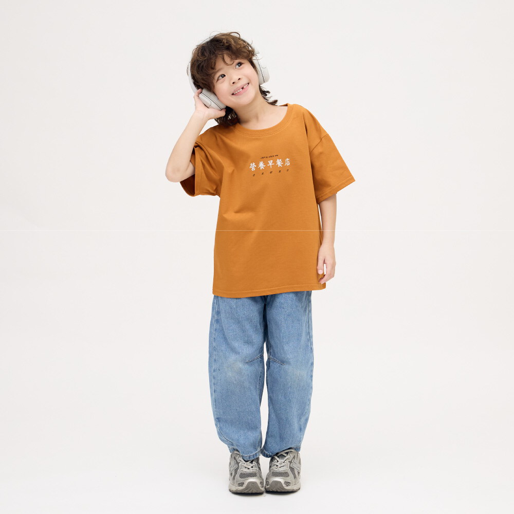 早餐店菜單小童TEE