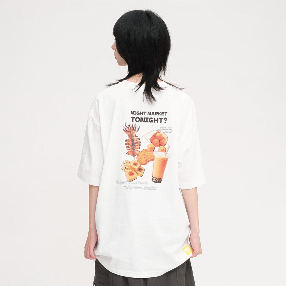 夜市食物圖鑑TEE