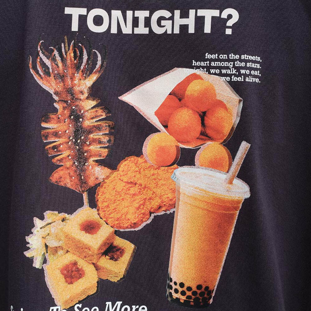夜市食物圖鑑TEE