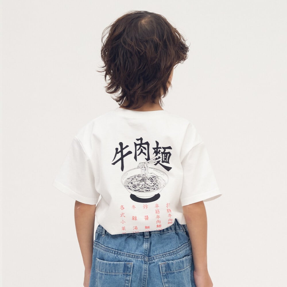 牛肉麵菜單小童TEE