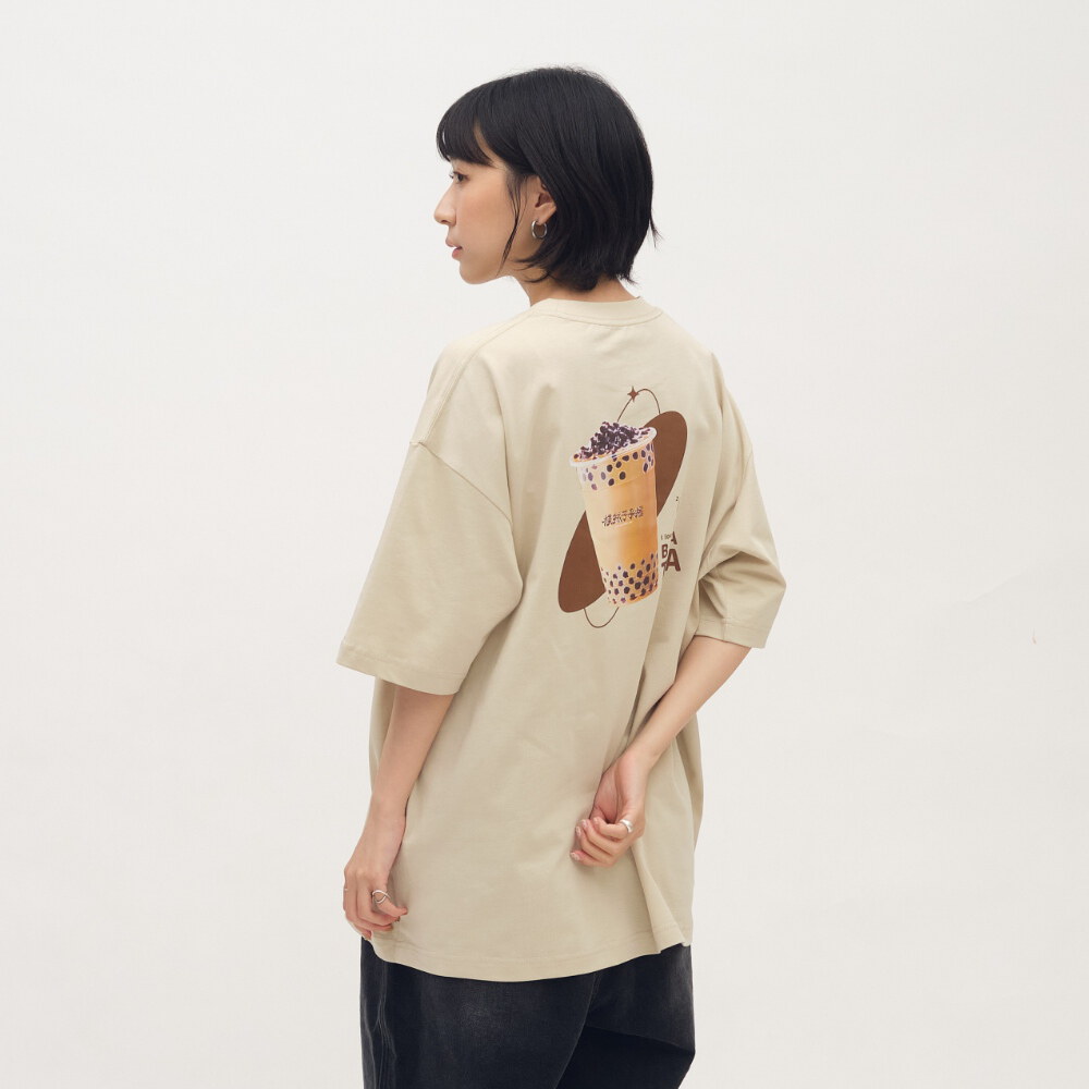 我愛珍奶短TEE