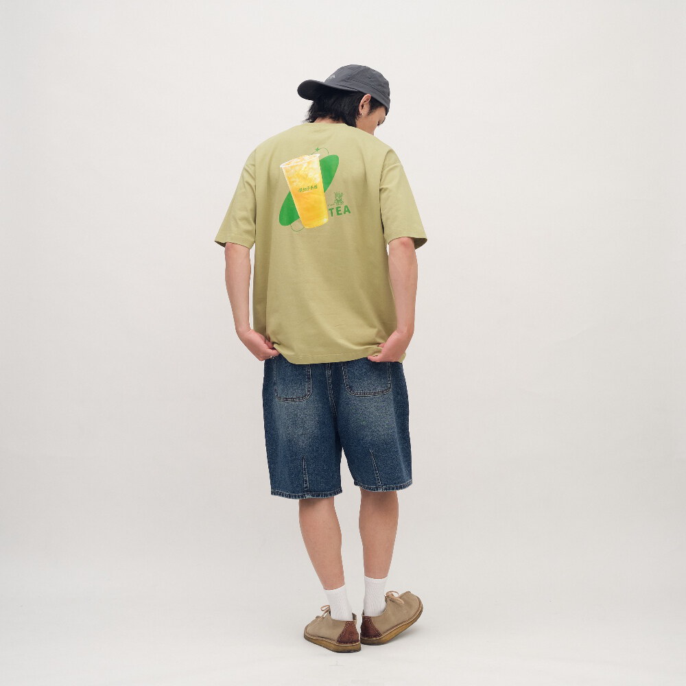我愛無糖綠短TEE