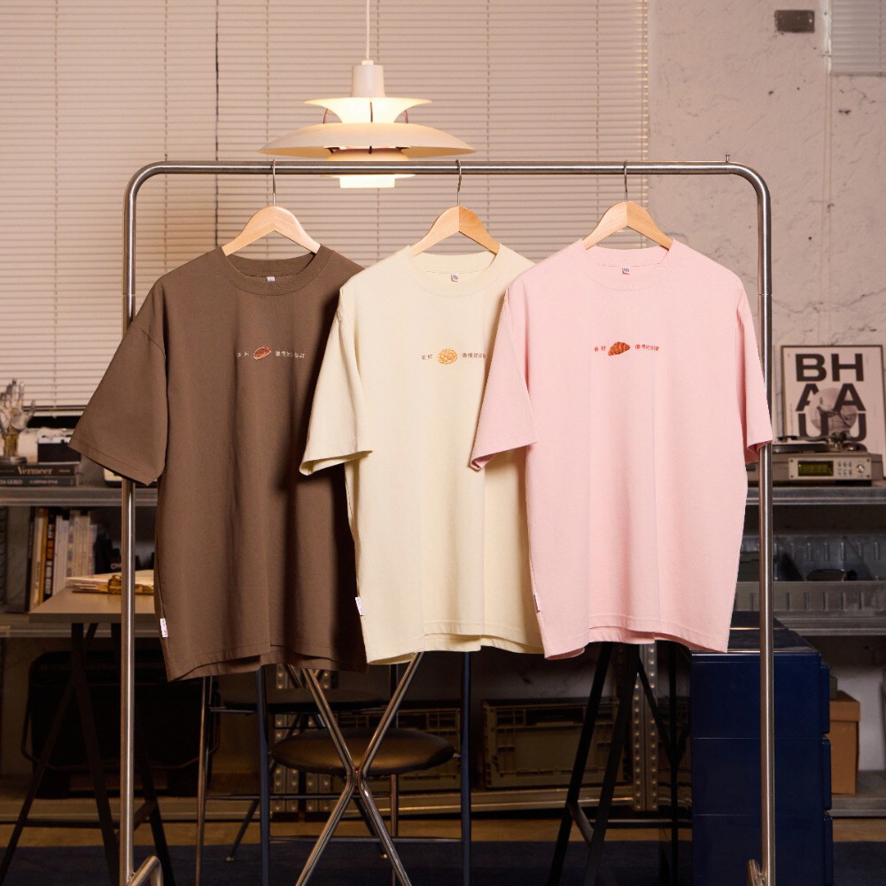 統一麵包聯名麵包刺繡 TEE