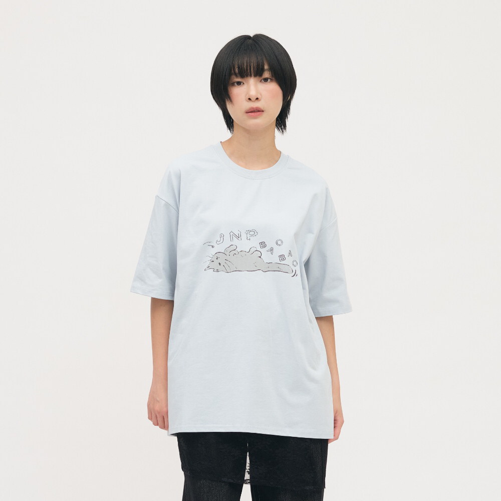 翻肚皮貓咪TEE