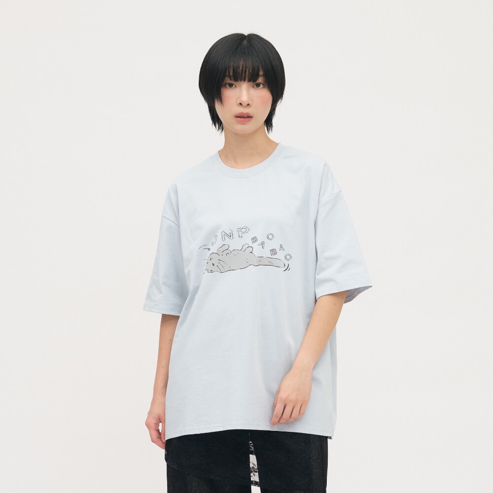 翻肚皮貓咪TEE