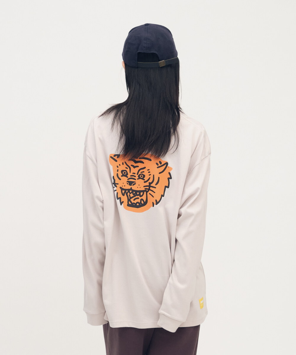 虎吸吐納詼諧長袖TEE