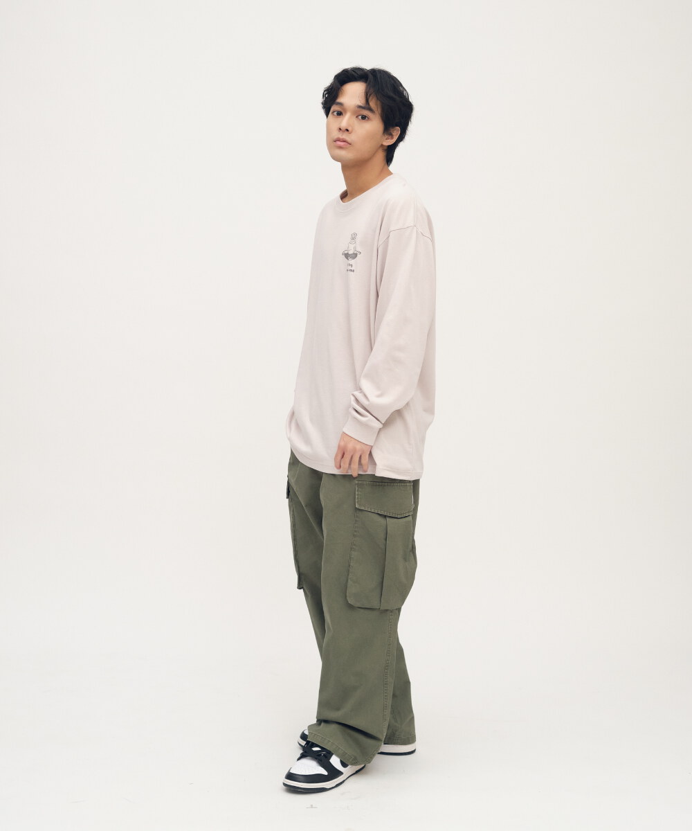 虎吸吐納詼諧長袖TEE