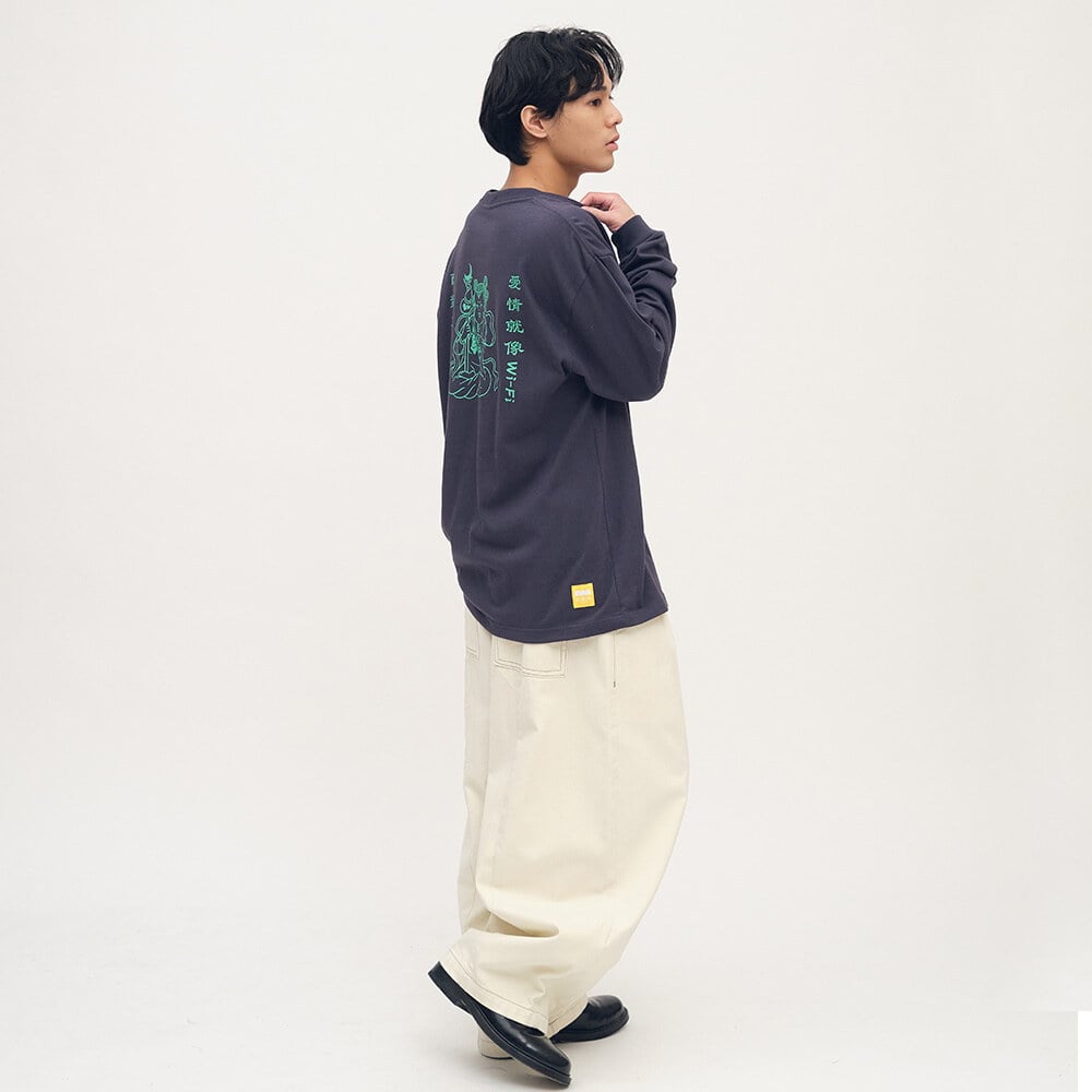 桃花大神保庇愛情長袖TEE