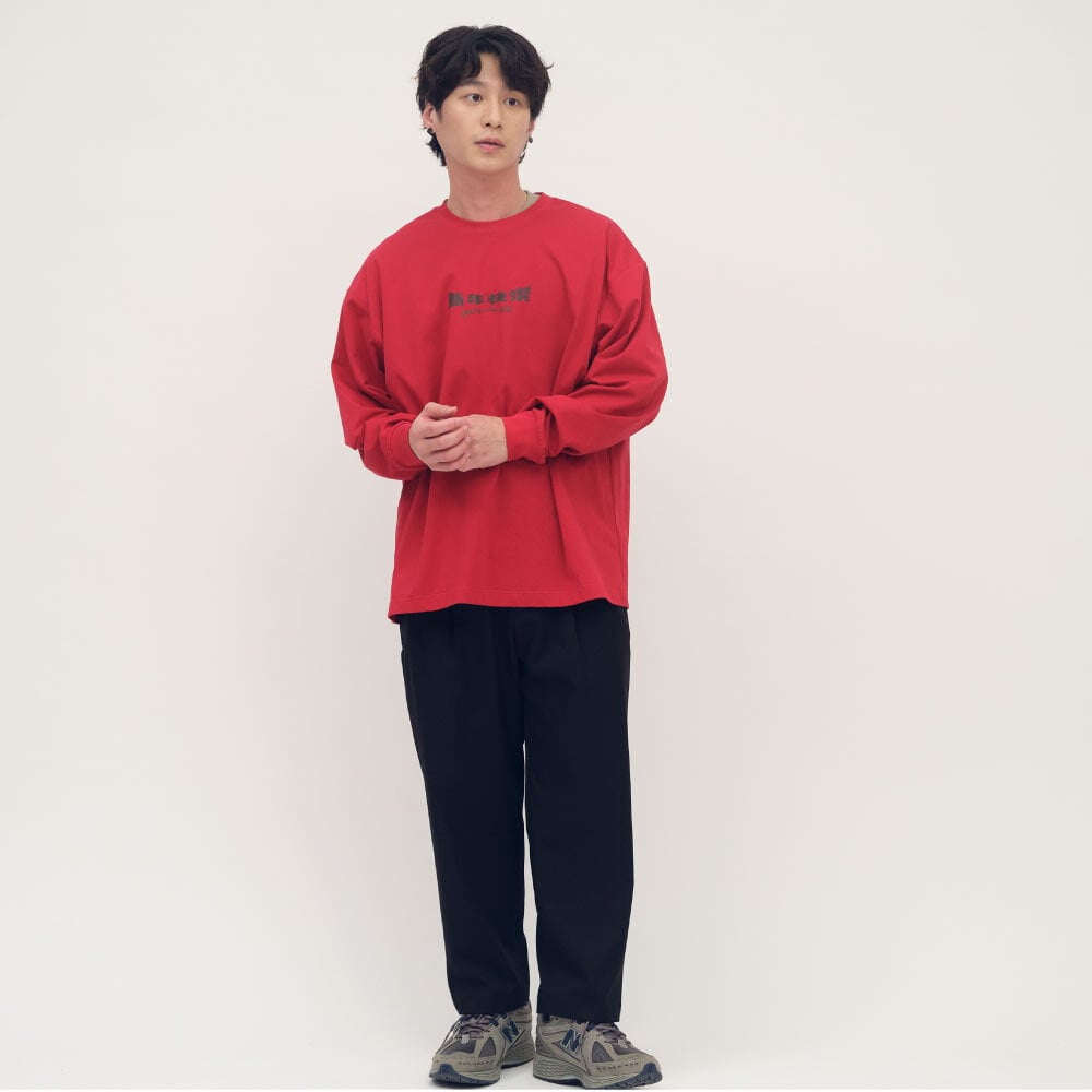 滑板門神長袖TEE