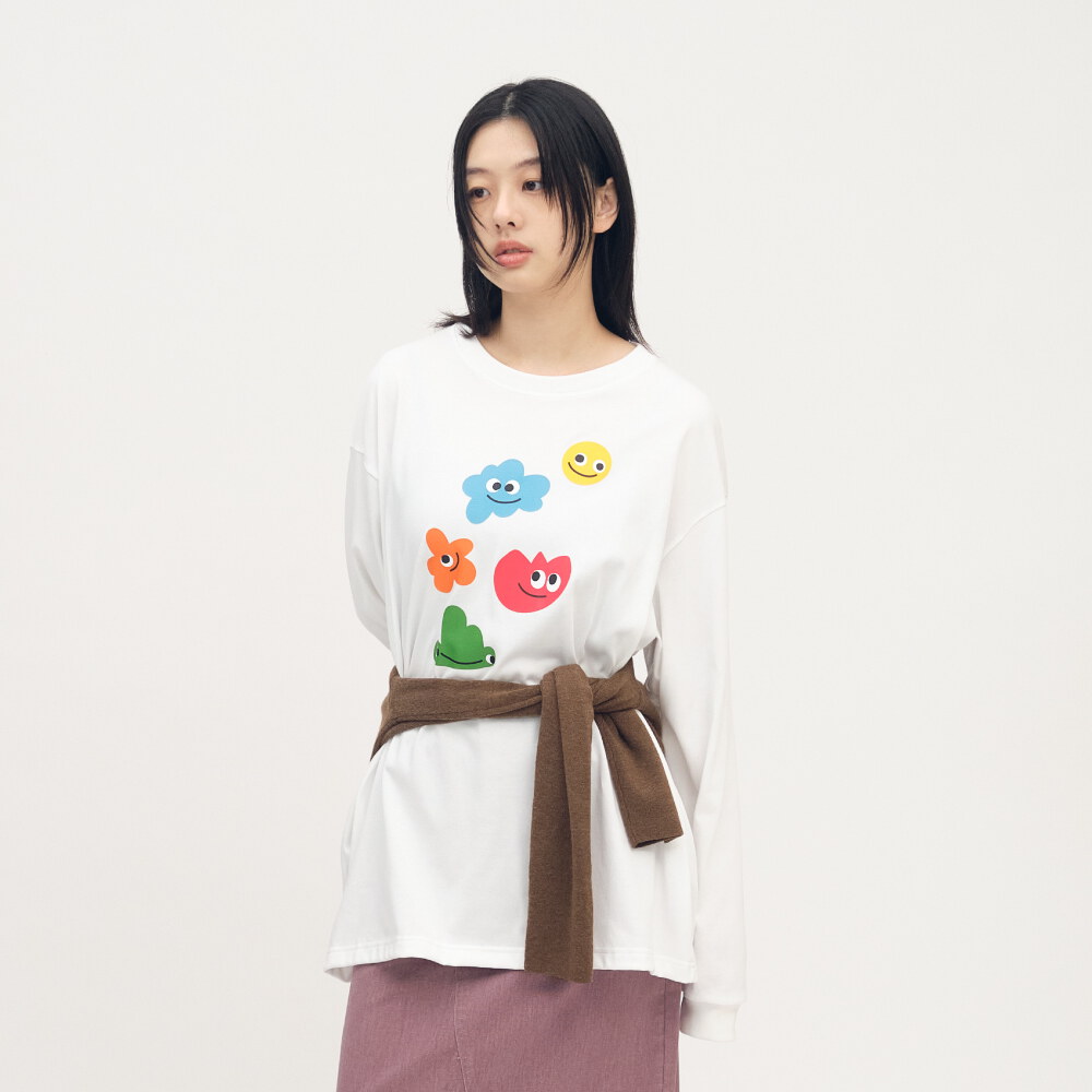 心花朵朵開長TEE