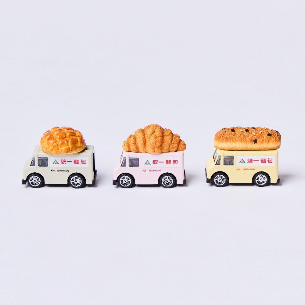 統一麵包聯名麵包小汽車