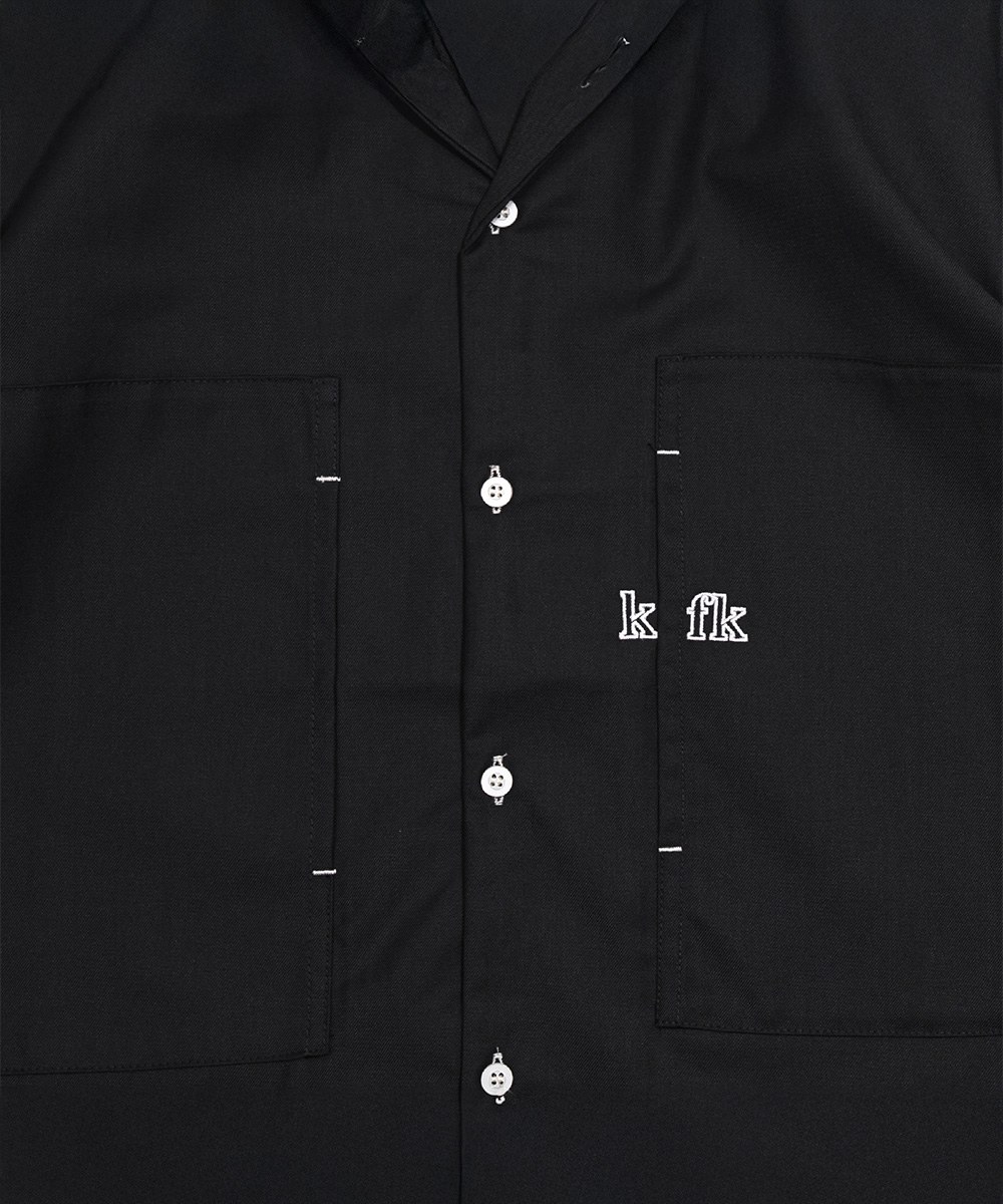 KFK 親膚混紡刺繡口袋襯衫 SS Pocket Shirt
