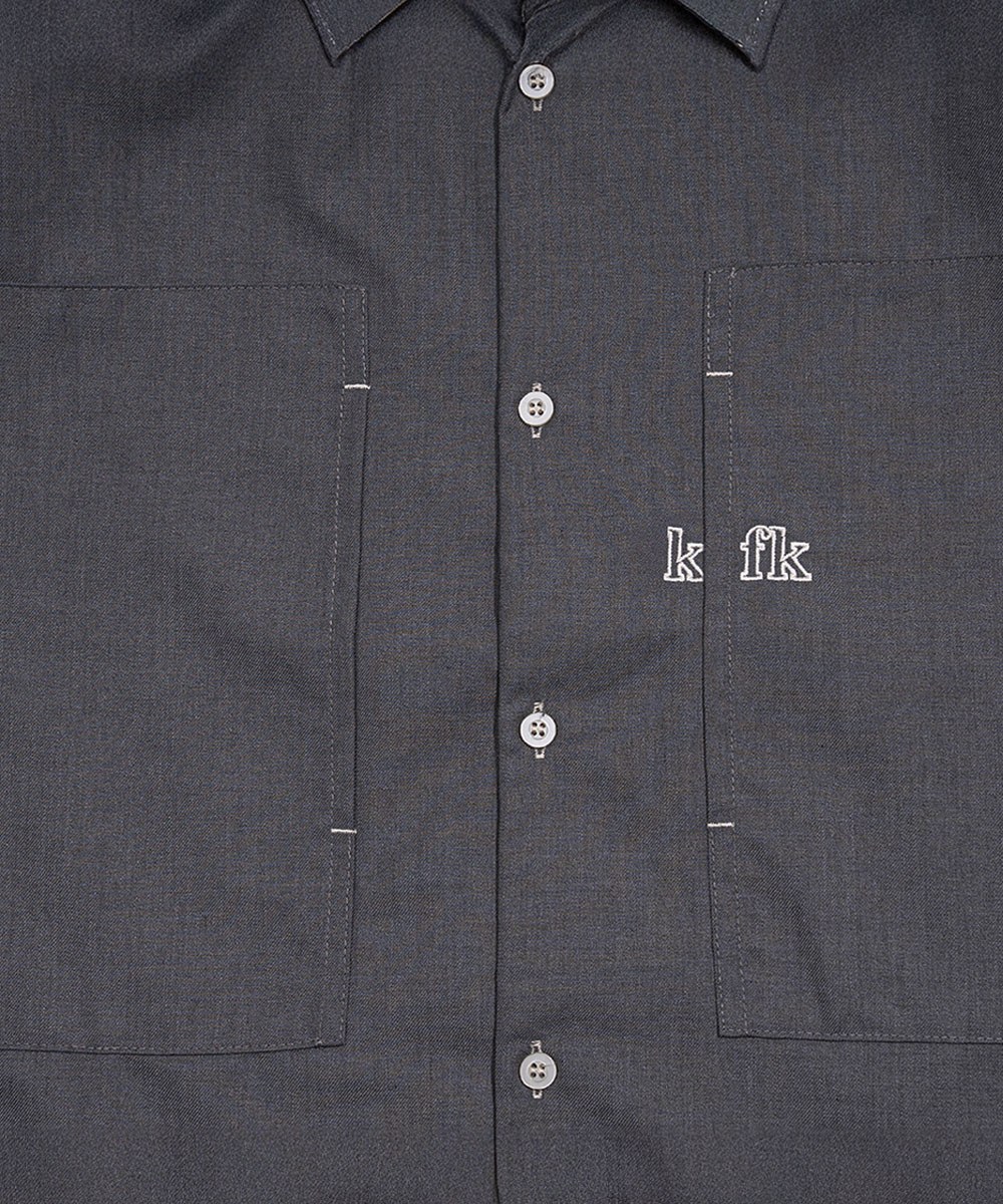 KFK 親膚混紡刺繡口袋襯衫 SS Pocket Shirt