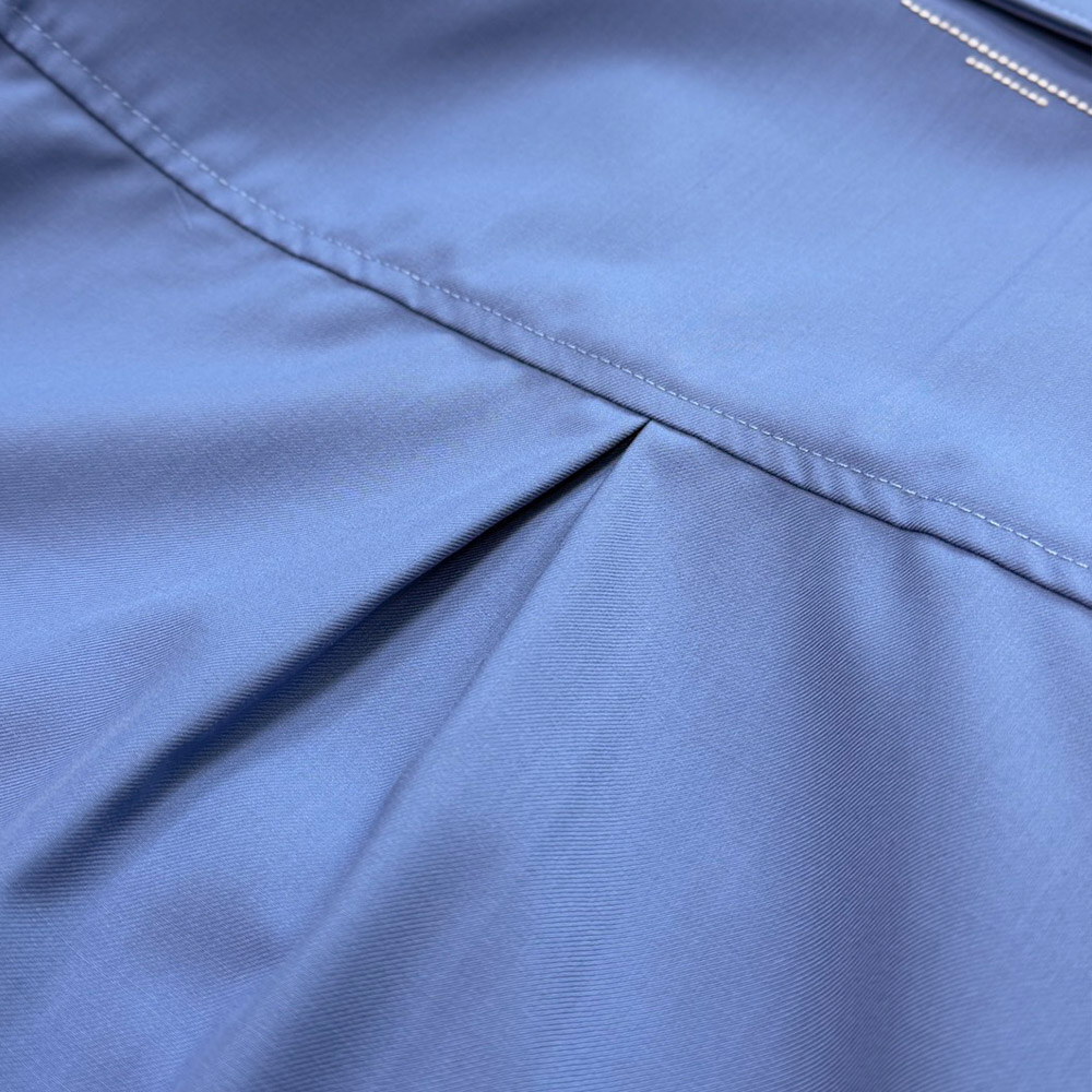 工作裝不收邊短袖襯衫