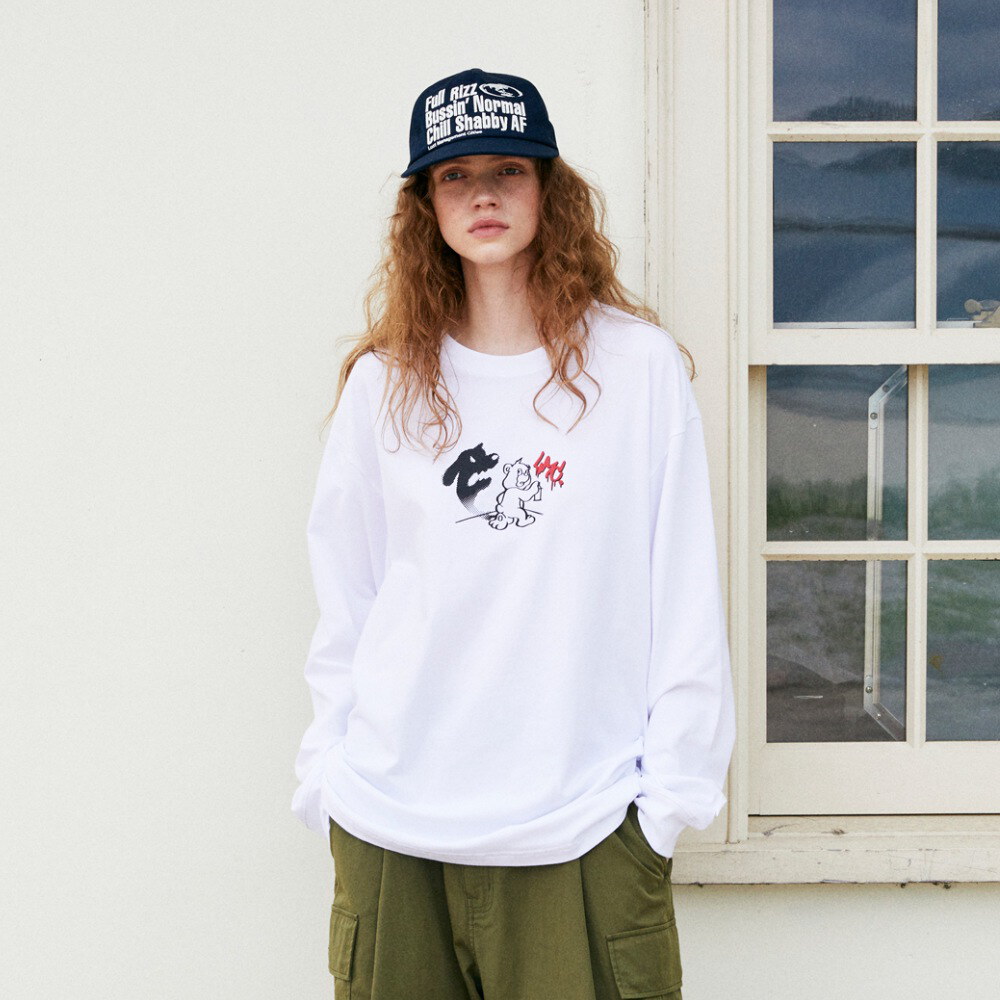 素描小熊長TEE SKETCH BEAR LONG SLV TEE