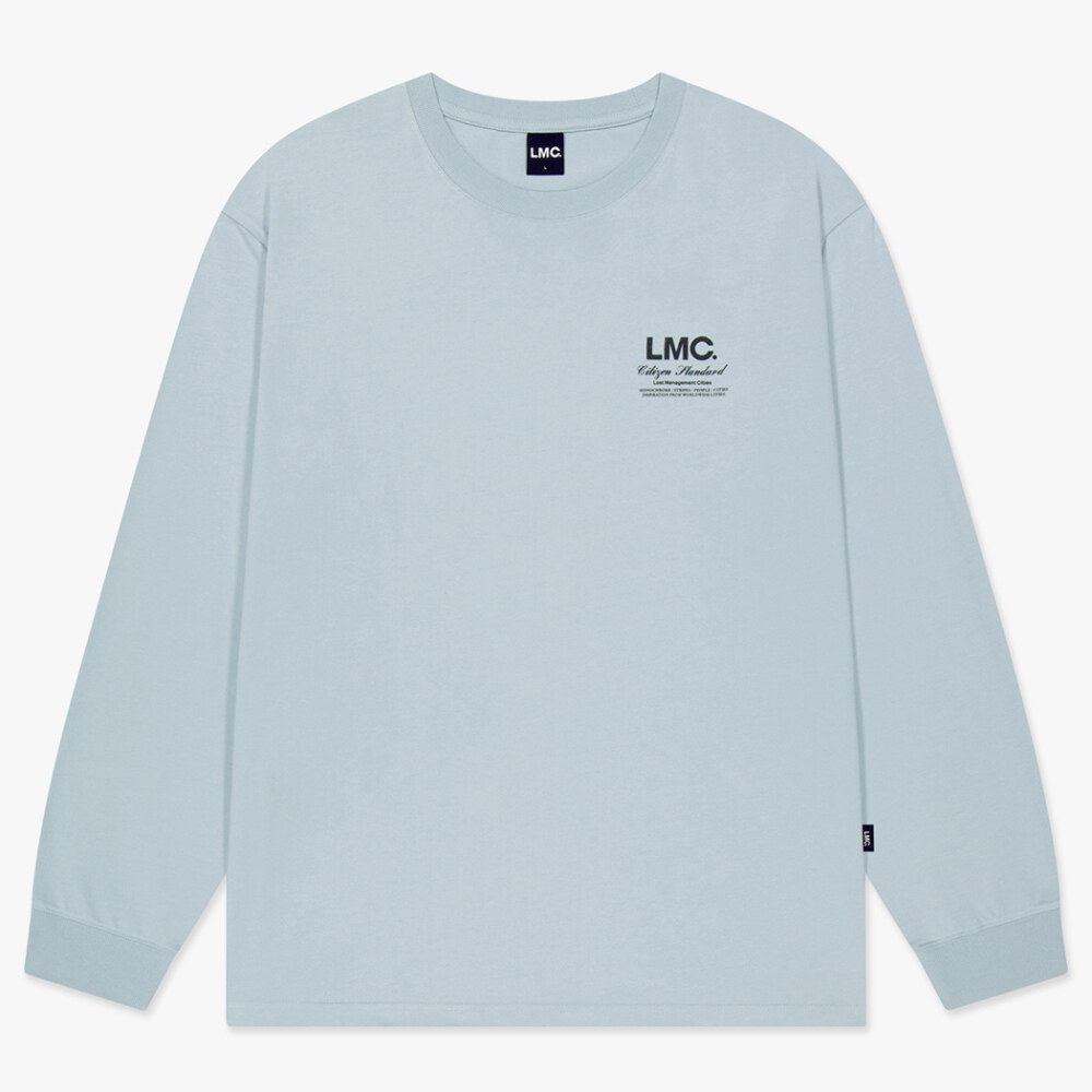地球圖像長TEE STONE GLOBE LONG SLV TEE