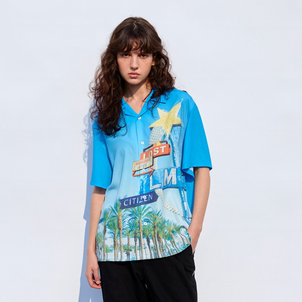 圖案短袖襯衫 GRAPHIC SHORT SLV SHIRT