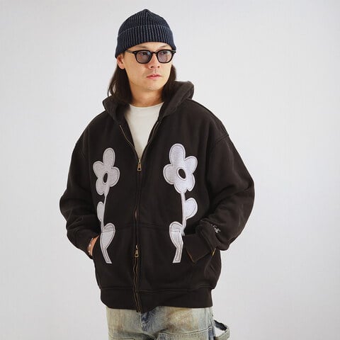 花卉印花連帽外套 Flower Printed Hoodie