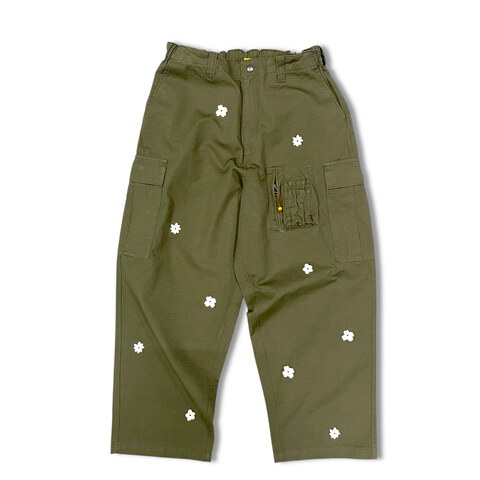 花卉休閒工裝褲 Easy Flower Cargo Pants