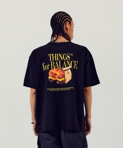 早晨印花TEE MORNING CAFE HALF SLEEVE TEE